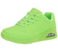 Skechers Women's UNO-Night Shades Sneaker, LMGN, 3 UK Lime