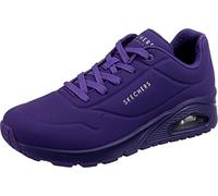 Skechers Women's Uno-Night Shades Sneaker, Purple, 2.5 UK