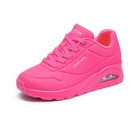 Skechers Women's Uno - Night Shades Trainers, Hot Pink Durabuck, 4 UK
