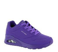 Skechers Women's Uno - Night Shades Trainers, Pur, 6.5 UK Wide