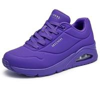Skechers Women's Uno - Night Shades Trainers, Purple, 5.5 UK