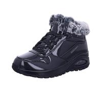 Skechers Women's Uno Rugged Boots Black Shiny High-Top Trainers 168126 (Black, UK Footwear Size System, Adult, Women, Numeric, Medium, 5)