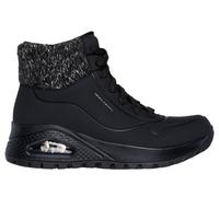 Skechers Women's UNO Rugged - Darling Days Sneaker in Black, Size 3 | Synthetic/Textile