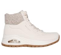 Skechers Women's UNO Rugged - Darling Days Sneaker in Natural, Size 4 | Synthetic/Textile