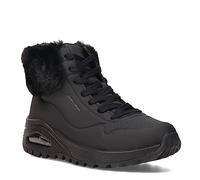 Debenhams Uno Rugged Faux Fur Collar Lace Up Sneaker Boot W/ Air-Cooled Mf Black black 3