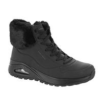 Skechers Women's Uno Rugged-Fall Air Winter Boots, Black, 6.5 UK
