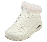 Skechers Uno Rugged Fiesty Winter Womens Fashion Boots in White - 6 UK