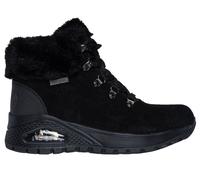 SKECHERS Womens Uno Rugged Moonlight Ridge Black Suede Hiker Boots