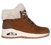 Skechers Women's UNO Rugged - Moonlight Ridge Boots in Chestnut, Size 8 | Leather/Textile/Synthetic
