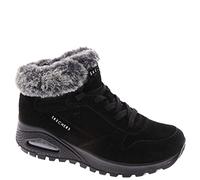 Skechers Women's Uno Rugged-Wintriness Sneaker, Black, 4 UK