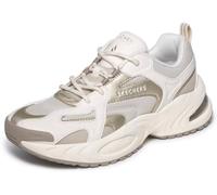 Skechers Women's UNO Ryze Scale Above Trainer, Beige, 6 UK