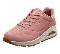 Skechers Women's Uno - Shimmer Away Sneaker, Fuchsia, 4 UK