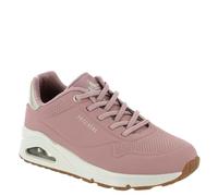 Skechers Women's Uno - Shimmer Away Sneaker, Fuchsia, 6 UK