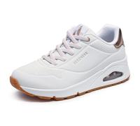 Skechers Womens UNO - Shimmer Away Wedge Slip-on Fashion Sneakers | Autumn Winter Collection | Trainer