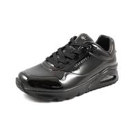 Skechers Women's Uno-Shiny One Sneaker, BBK Black, 7 UK