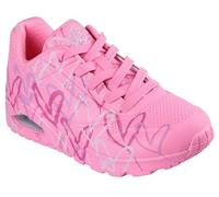 Skechers Women's UNO Spread The Love Sneaker, Pink, 4 UK