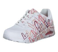 Skechers Uno Goldcrown WCRL White Coral Womens trainers 155507 in a Plain Man-made in Size 5.5