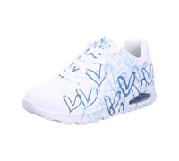 Skechers Women's UNO Spread the Love Trainer, White, 4 UK