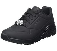 Skechers Women's Uno Sr Trainers, Black Synthetic, 4 UK