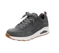 Skechers Womens Uno - Stacre Sneaker, Char, 10.5