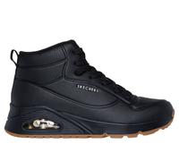 Skechers Women's Uno-Stand High Sneaker, Black/Black, 6