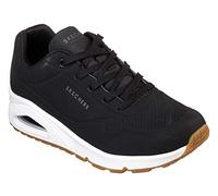 Skechers Women's Uno Stand on Air Sneaker, Black, 9 UK Wide