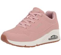 Skechers Women's Uno Stand on Air Sneaker, Blush Durabuck, 5.5 UK