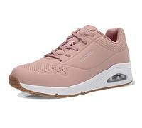 Skechers Women's Uno Stand on Air Sneaker, Blush Durabuck, 6.5 UK