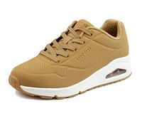 Skechers Women's Uno Stand on Air Sneaker, Brown 01, 6 UK