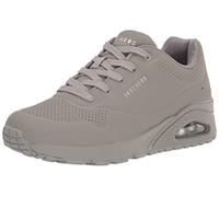 Skechers Women's Uno Stand on Air Sneaker, Gray Durabuck Mesh, 5 UK