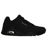 Skechers Women's UNO - Stand on Air Sneaker in Black, Size 5 | Textile/Synthetic