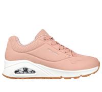 Skechers Women's Uno Stand on Air Sneaker, Blush Durabuck, 3 UK
