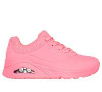 Skechers Women's UNO - Stand on Air Sneaker in Coral, Size 3.5 | Textile/Synthetic