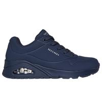 Skechers Women's UNO - Stand on Air Sneaker in Dark Navy Blue, Size 8 | Textile/Synthetic