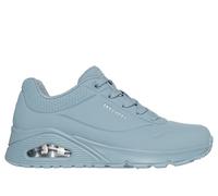 Skechers Women's UNO - Stand on Air Sneaker in Gray/Blue, Size 5 | Textile/Synthetic