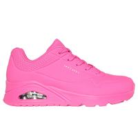Skechers Women's Uno - Stand on Air Sneaker, Hot Pink, 4 UK