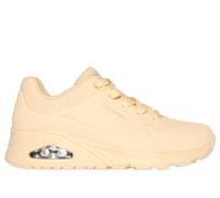 Skechers Women's UNO - Stand on Air Sneaker in Orange/Yellow, Size 5.5 | Textile/Synthetic