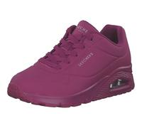 Skechers Women's Uno Stand on Air Sneaker, Magenta Durabuck Mesh, 5.5 UK