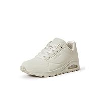 Skechers Skechers Uno Stand On Air Durabuck Lace Up Trainers, Off White, Size 5, Women Off White
