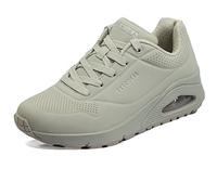 Skechers Women's Uno Stand on Air Sneaker, Off White Durabuck, 5 UK