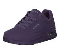 Skechers Women's Uno Stand on Air Sneaker, Purple Durabuck Mesh, 4 UK