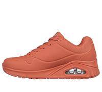 Skechers Women's Uno Stand on Air Sneaker, Rust Durabuck Mesh, 3 UK
