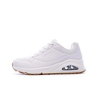 Skechers Women's Uno Stand on Air Sneaker, White 01, 7 UK