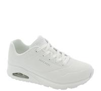 Skechers Women's Uno Stand on Air Sneaker, White 73690, 3.5 UK Wide