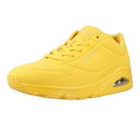Skechers Women's Uno Stand on Air Sneaker, Yellow, 7 UK