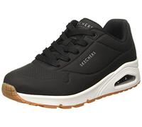 Skechers Women's UNO Stand on Air Trainer, Black/White, 7 UK Wide