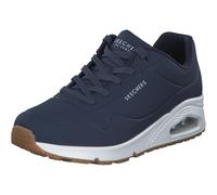 Skechers Women's Uno Stand On Air Trainers, Navy Durabuck Mesh, 4.5 UK