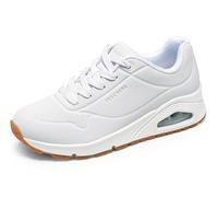 Skechers Women's UNO Stand on Air Trainer, White, 2 UK Wide