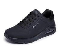Skechers Men's Sneaker UNO Suited On Air – Synthetic/Leather/Textile – Black Size 11
