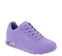 Skechers Women's Uno Stand On Air Trainers, Lilac Durabuck/ Mesh, 4.5 UK